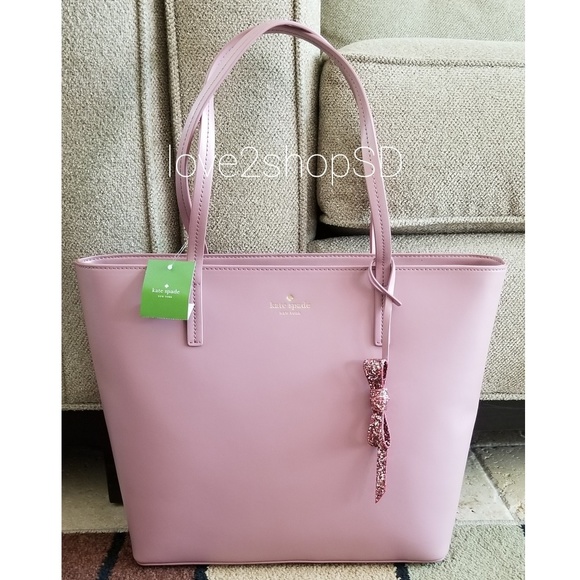Kate Spade Karla Seton Drive Dusty Peony Tote NWT - Picture 2 of 9